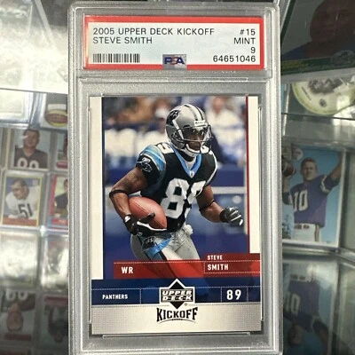 2005 Upper Deck Kickoff Mint Psa 9 Steve Smith - Image 1 of 2