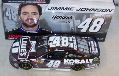 1:24 ACTION 2013 #48 KOBALT TOOLS LOWES JIMMIE JOHNSON COR CROMADA 1/144 DIN 12 - Imagem 1 de 4