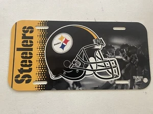 Casco de fútbol americano vintage Pittsburg Steelers placa de plástico Wincraft deportes - Imagen 1 de 2