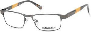 Skechers SE1160 009 Grau Kinder Halbrand Kunststoff Metall Brille Brillengestell 48-16-130 - Bild 1 von 1