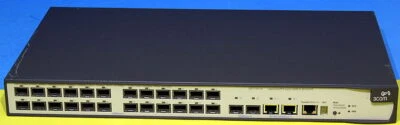 3COM 3CR17181-91 10/100Mbps + 1000Mbps Switch 5500-EI 28-Port Switch - Image 1 of 2