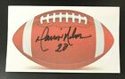 DARRIN NELSON NFL Minnesota Vikings Auto Autographed Signed 3x5 Index Card 2