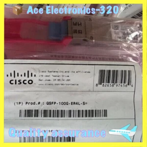 QSFP-100G-ER4L-S Cisco - 100GBASE ER4 LC 40km SMF /W Hologram - Picture 1 of 5