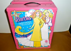 Mod Mattel PINK 3 DOLL 1977 BARBIE SUPERSTAR ERA CASE CARRYING STORAGE #7900 - Bild 1 von 5