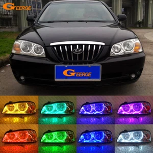 For Hyundai Elantra XD 2004 2006 Multi Color RGB LED Angel Eyes RF Remote BT App - Bild 1 von 13