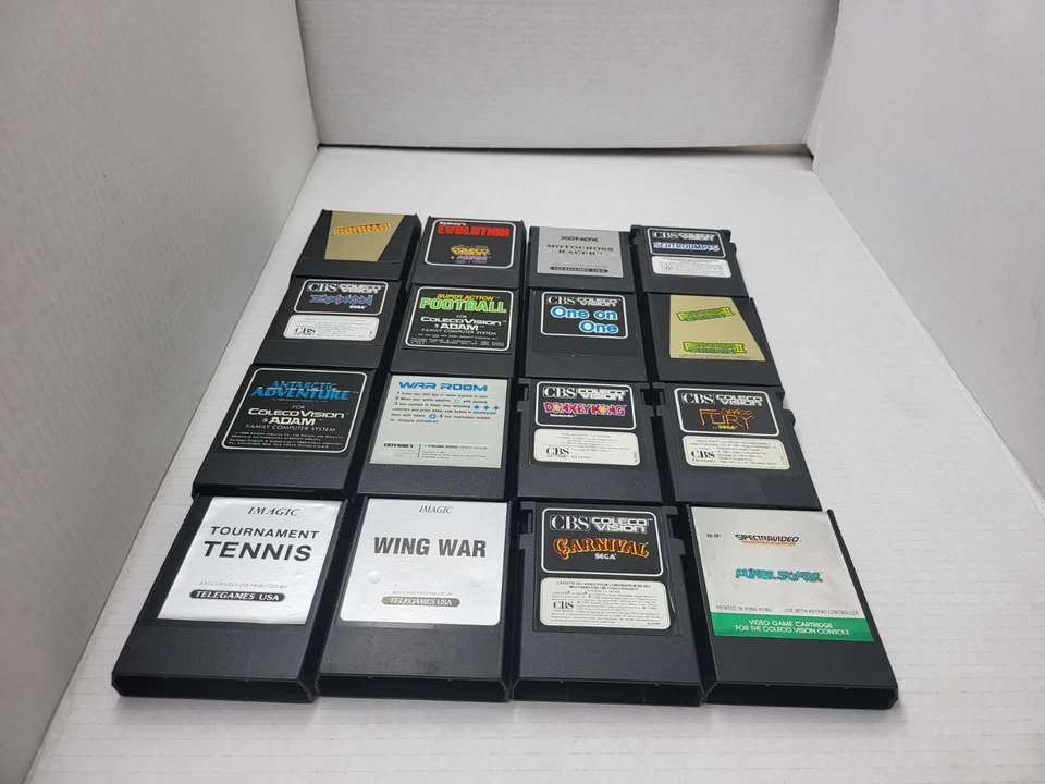 16 Juegos Wing War/Smurf/Zaxxon/Gyruss/ Donkey kong/ Frogger para Colecovision 13i Foto 1 de 4