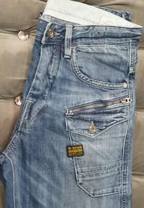 G-STAR RAW DENIM SIZE 30/34 NATTACC STRAIGHT - Picture 1 of 5