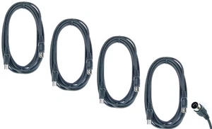 4 x 5 m Adam Hall Paccs MIDI Kabel Midikabel 5-polig Videokabel Audiokabel DIN - Picture 1 of 5