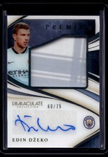 2019/20 Edin Dzeko Panini Immaculate Patch Car 60/75 #PR-EDZ Manchester