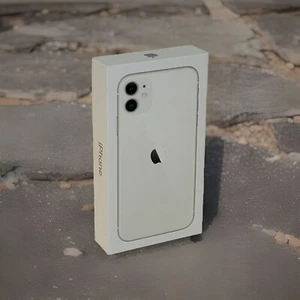 128GB White Apple Iphone 11 - BOX ONLY With Sticker And Pin Only Box NO PHONE - Picture 1 of 2
