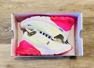Nike Air Max 270 Blanco Rosa Blast Volt Púrpura DH0252-100 Para Mujer Talla 6 - Imagen 1 de 12