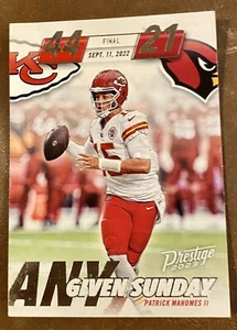 2023 Prestige Patrick Mahomes II Any Given Sunday Blue Xtra Points /249 Chiefs - Picture 1 of 2