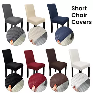Dining Chair Covers Stretch Chair Slipcover Washable Removable Chair Protector - Picture 1 of 27