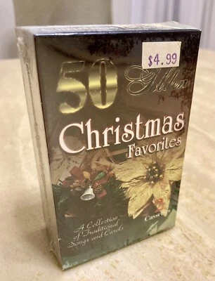 NEW 50 Golden Christmas Favorites - 2 Cassette Tape set - Traditional songs - Image 1 of 4