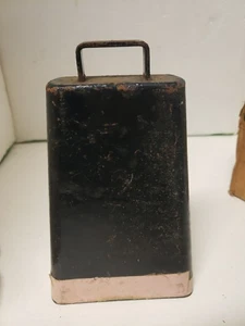 Antike Bongo Drummer Hand Kuhglocke - Bild 1 von 10