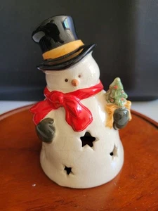 Tealight Snowman - Picture 1 of 2