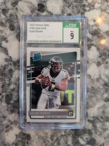 Panini Donruss Optic 2020 - clasificación Rookie Jalen Hurts #164 (RC) CSG 9 - Imagen 1 de 8