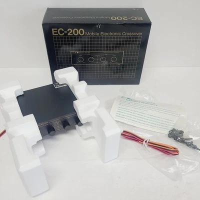 Crossover electrónico móvil Nakamichi EC-200 de colección raro en caja Foto 1 de 4