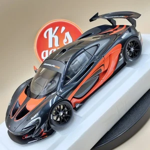 Damaged AUTOart 1/18 McLaren P1 GTR Dark Hyper Silver Red Accents 81543 - Picture 1 of 10