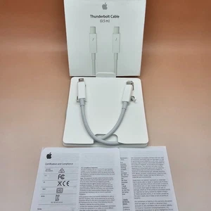 Apple MD862LL/A Thunderbolt 2 Cable A1410 (0.5M) Genuine Original OEM White - Afbeelding 1 van 4