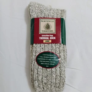 Northwest Territory Thermal Wool Blend Socks Men's 9-12 Or Women's 10-12 NWT - Picture 1 of 3