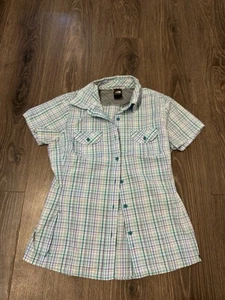 The North Face Damen Bluse Gr.S Lila Grün Super Zustand - Bild 1 von 3
