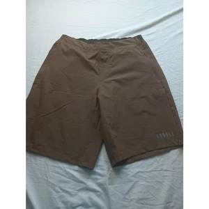 Pantalón Corto Hombre NOBULL Elástico Sólido 9" Color Roca Caída Oscuro Marrón Mediano - Imagen 1 de 5
