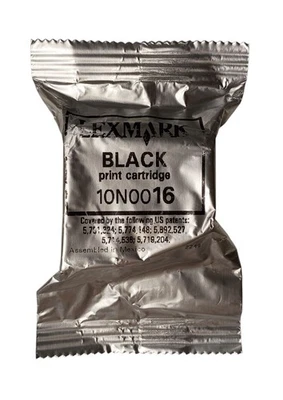 LEXMARK BLACK  10N0016 Ink Cartridge for IJ650 SERIES GENUINE OEM Sealed No Box - Image 1 of 2