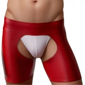 Rubber Latex rot Jock Chaps freche Shorts handgefertigt in UK andere Farben - Bild 1 von 2