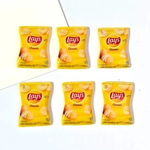 Lays Crisps Resin Charms Food Snack Chips Flatback Pendants DIY Jewellery Making - Picture 1 of 6