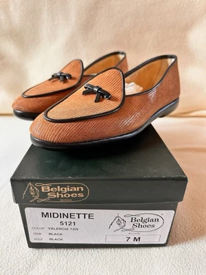Zapatos Belgas Midinette Talla 7 - Valencia Tostado - TOTALMENTE NUEVOS Foto 1 de 3