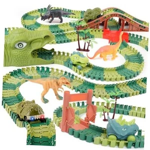 Dinosaur Track Toys - Best Birthday Gifts for 3 4 5 6 7 Year Old Boys Girls, - Picture 1 of 7