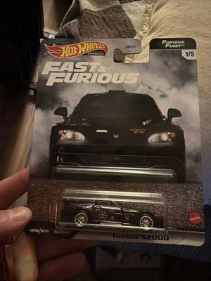 1/64 HOT WHEELS REAL RIDERS FAST & FURIOUS FLOET HONDA S2000 ROADSTER NEGRO 1/5 Foto 1 de 4