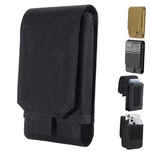 Army Camo Molle Bag for Mobile Phone, Belt Pouch Holster Cover Case for Black - Photo 1 sur 7