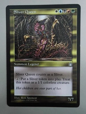 MTG Sliver Queen Stronghold Regular Rare LP See Pictures and Description - Image 1 of 2