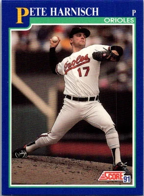 1991 Score Pete Harnisch Baltimore Orioles #492 - Image 1 of 2