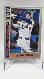 2025 Topps Heritage Shohei Ohtani #TTY-25 attraverso gli anni olografico - Foto 1 di 2