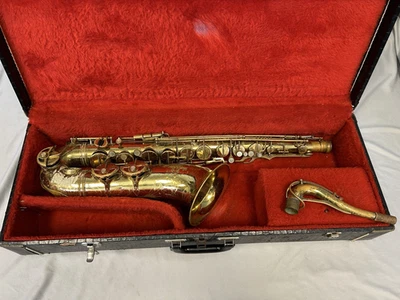 SAXOFÓN TENOR VINTAGE REYNOLDS CONTEMPORA FRANCIA + ESTUCHE Foto 1 de 4