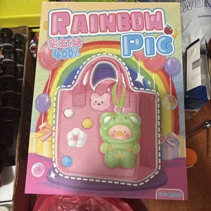 Authentic Rainbow Pig Lulu Pig Felt Bag And Pendent W Box Opened 400% - Picture 1 of 6
