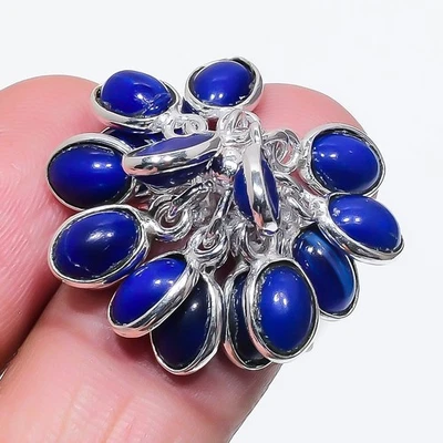 Lapislazuli Edelstein Ring Handarbeit Antik Design Zierlicher Schmuck 7,25 Zo... - Bild 1 von 4