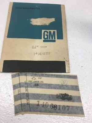 GM NOS 1982-1990 Chevy S10 GMC S15 Acento Calcomanía Raya 14068107 Foto 1 de 4