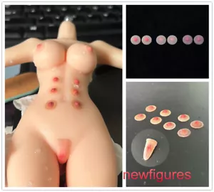1/6 capezzoli seno petto fondo toppe puntelli adatti 12" femmina PH TBL figura corpo - Foto 1 di 27