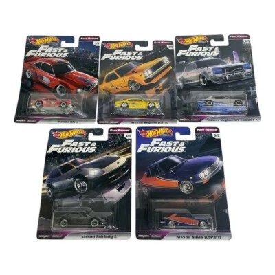 Mattel Hot Wheels Fast & Furious Azul Gris Fast Rewind Vehículos Conjunto Colección Foto 1 de 4