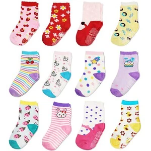 ELUTONG Baby Non Slip Socks Non Skid Ankle Grips Sticky Slipper Socks for 0-7... - Picture 1 of 7