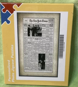 Newspaper Jigsaw Puzzle 500piece Front Page New York Times The Day You Were Born - Picture 1 of 7