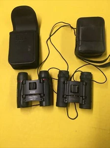 PORTABLE MINI 30X60 ZOOM WIDE VIEW ANGLE BINOCULARS Plus 2 Nd Small Pair - Picture 1 of 11