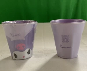 Kuromi Plastic Melamine Cups Set Of 2 - Picture 1 of 2