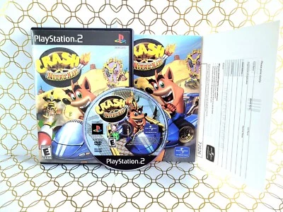 Crash Nitro Kart (Sony PlayStation 2, 2003) NM Disc CIB With Reg Card - Tested - Image 1 of 4
