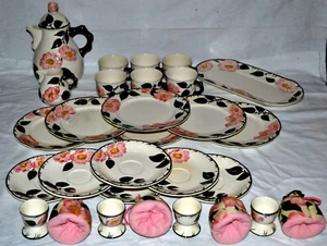 Porzellan,Rosenthal, Wild Rose,25 Teile f. 6 Personen,Kaffeegeschirr - Bild 1 von 15