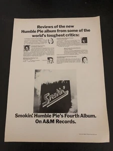 1972 HUMBLE PIE Record Album Ad - Vintage Magazine Print Ad Clipping - Imagen 1 de 1